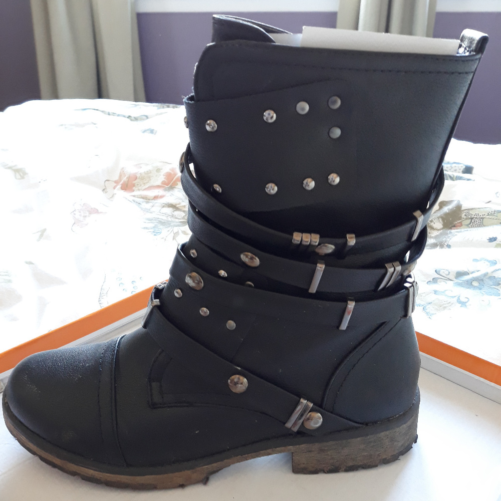 Women's Combat  Moto Boot